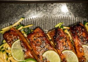 Teriyaki Salmon BBQ Grill