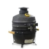 Kamado žar GRLLR Ember 16 palcev na oglje s stojalom, kompakten keramični BBQ žar za peko in dimljenje na prostem.
